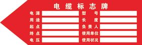 电缆标识牌