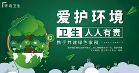 绿化标识牌 爱护环境 人人有责