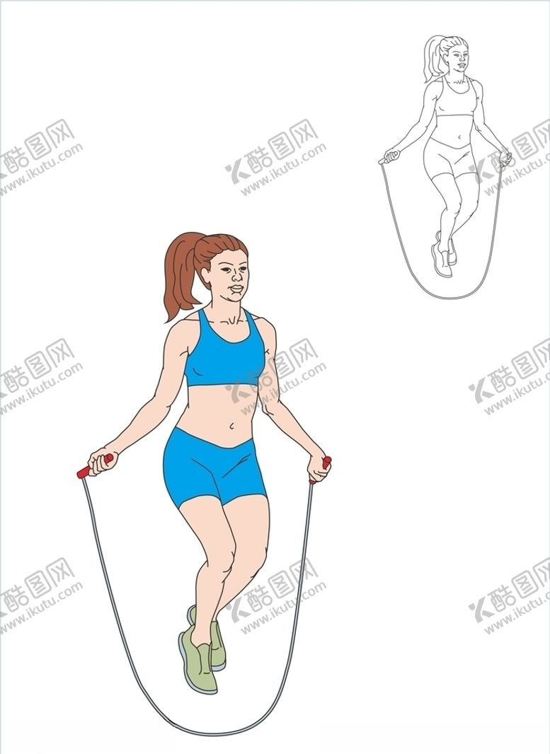 编号：96801106242139288456【酷图网】源文件下载-跳绳
