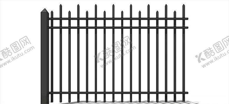 编号：31033009270304129904【酷图网】源文件下载-铁栏铁门围栏院子素材