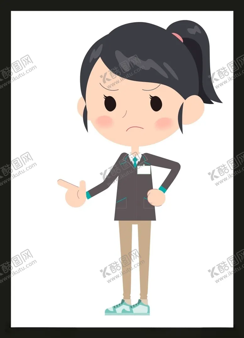 编号：26816101310804537292【酷图网】源文件下载-手绘卡通女孩