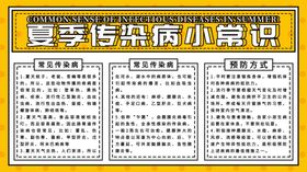 夏季传染病小常识