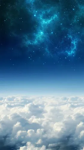 天空积雨云干净的摄影
