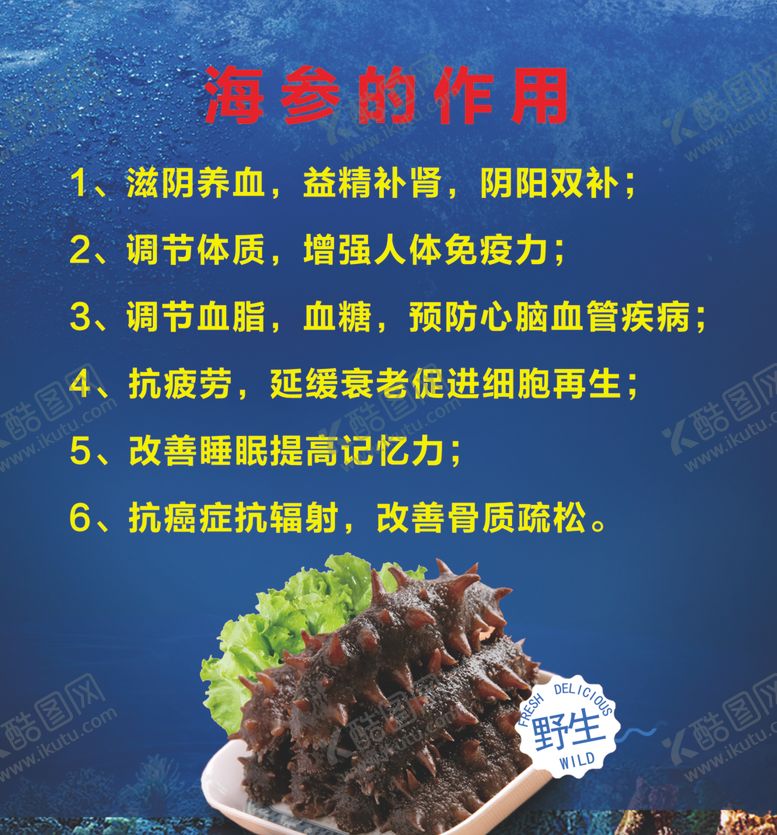 编号：98962909111722034431【酷图网】源文件下载-海参