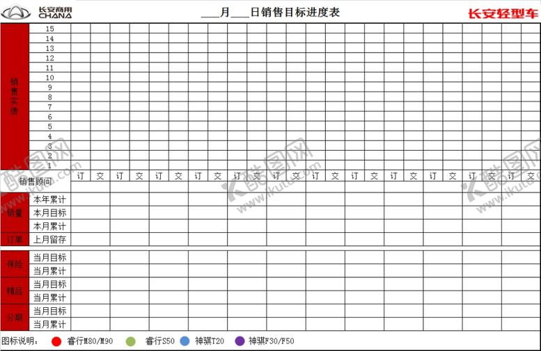编号：38418907050519195951【酷图网】源文件下载-销售目标进度表