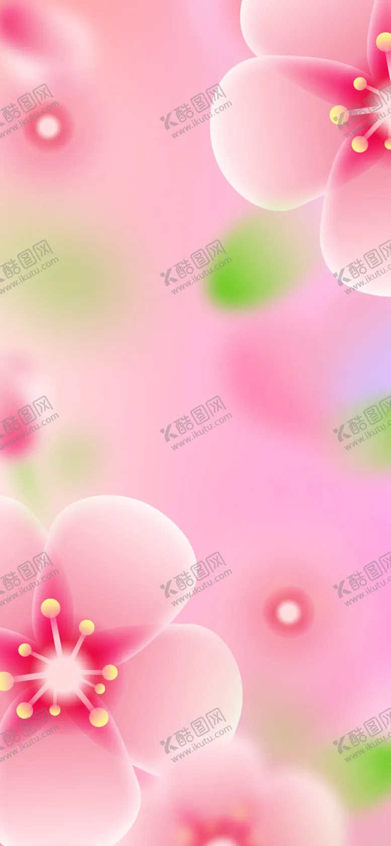 编号：35840201252214455805【酷图网】源文件下载-桃花手机壁纸