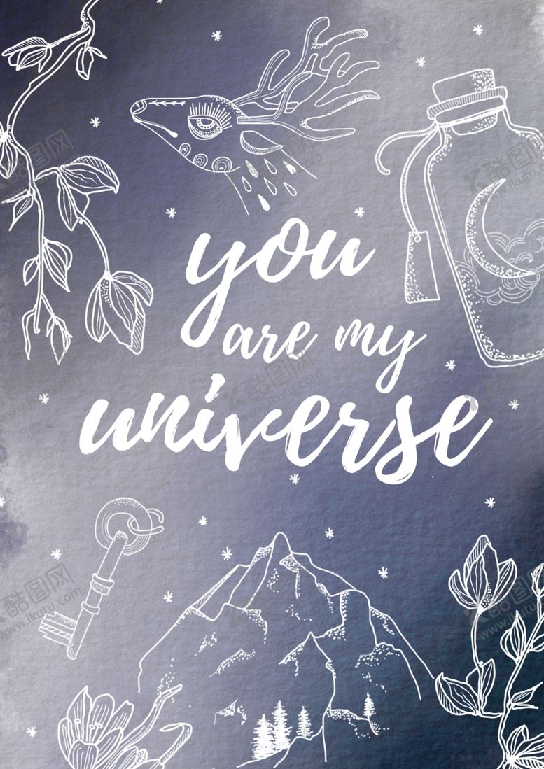 编号：19845510031831548111【酷图网】源文件下载-北欧麋鹿黑色装饰画