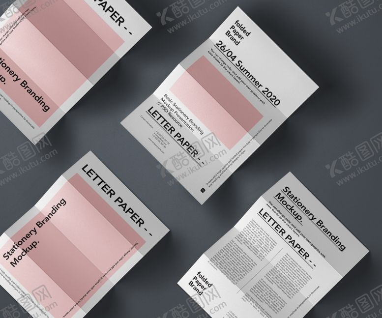 编号：30318210282315032053【酷图网】源文件下载-A4单页样机