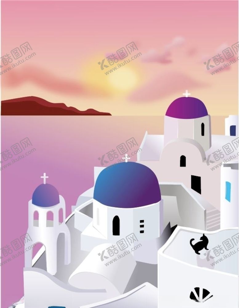 编号：84904906260352465776【酷图网】源文件下载-地中海建筑