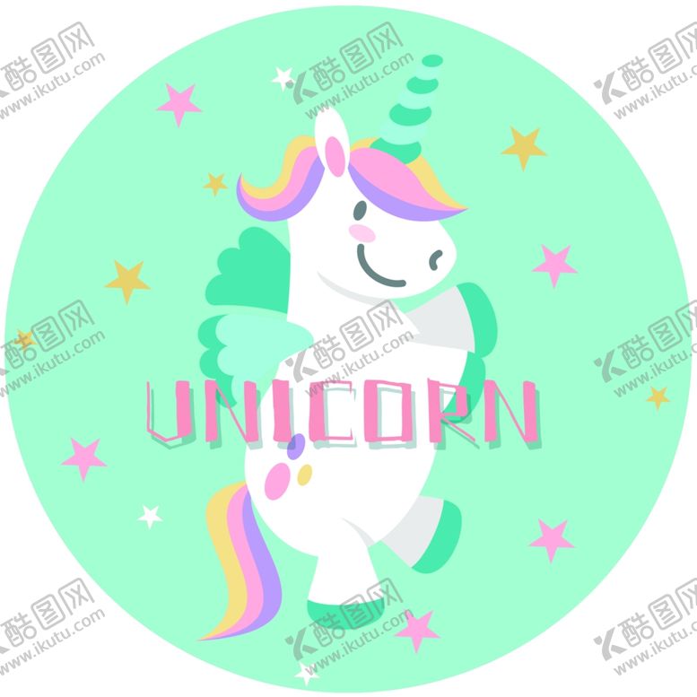 编号：51697610280546096444【酷图网】源文件下载-独角兽三联画