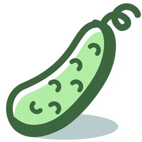 豆荚美食图标标志图形装饰素材