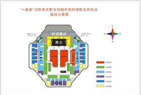 演唱会场地座位示意图