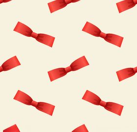 复古圣诞节卡通背景图案