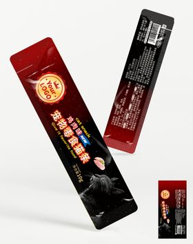 宠物零食猫零食猫湿条包装袋AI