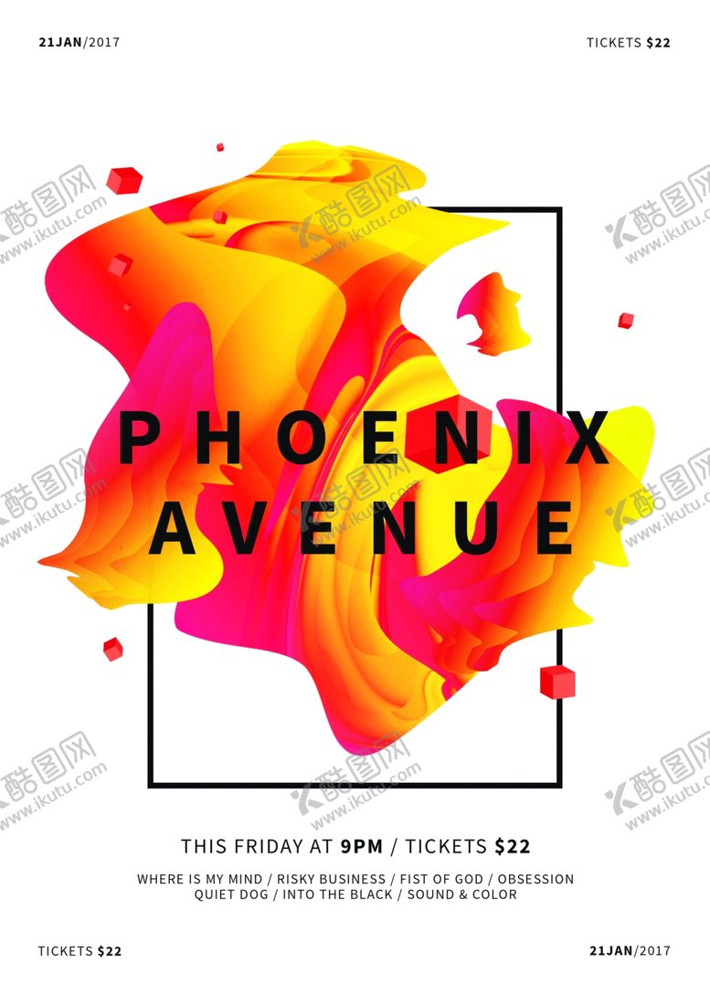 编号：76096410092346405607【酷图网】源文件下载-蒸汽波海报