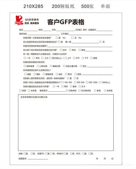 电商尺码信息试穿表格