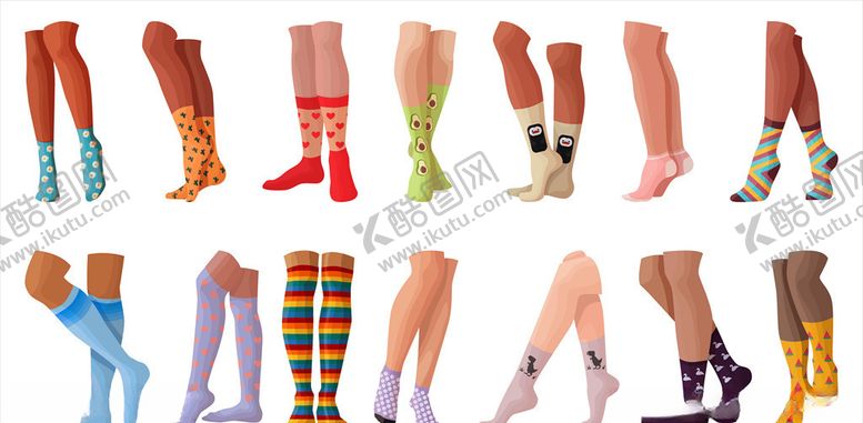 编号：33833909201548051985【酷图网】源文件下载-卡通袜子