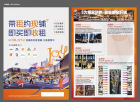 商铺商业街海报单页