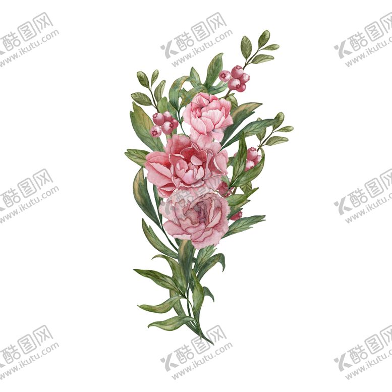 编号：43458701281700047393【酷图网】源文件下载-手绘花卉