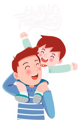 父亲节插画