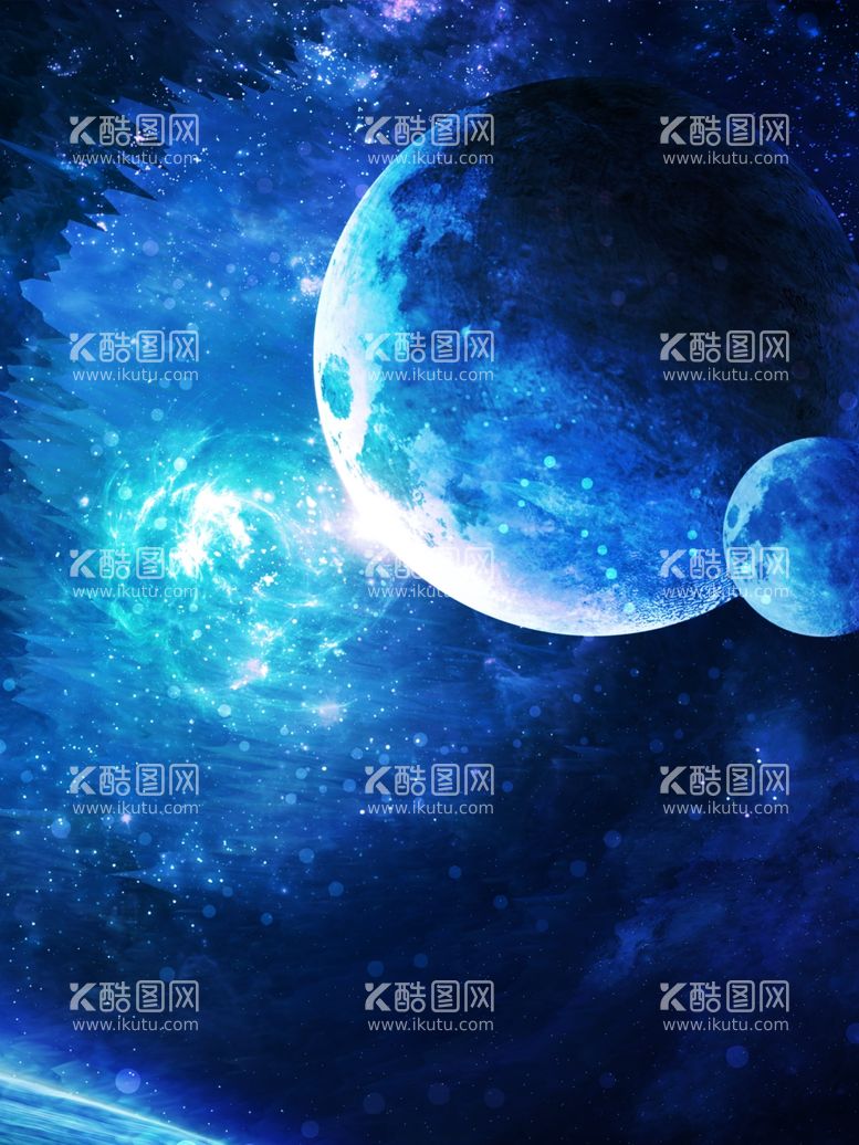 编号：33508203110415158563【酷图网】源文件下载-科技感蓝色星球背景素材