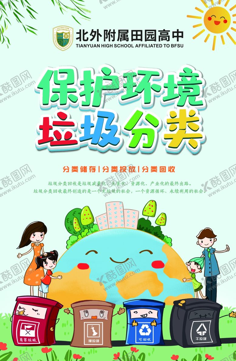 编号：63776405080709257889【酷图网】源文件下载-垃圾分类人人有责公益广告