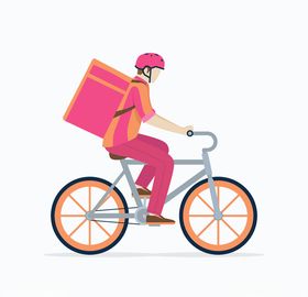 骑自行车