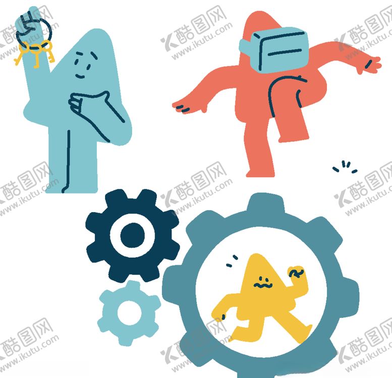 编号：82165510270937042120【酷图网】源文件下载-三角形字符插图