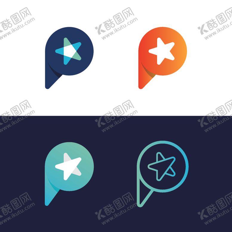 编号：41288906301255015726【酷图网】源文件下载-星星标志