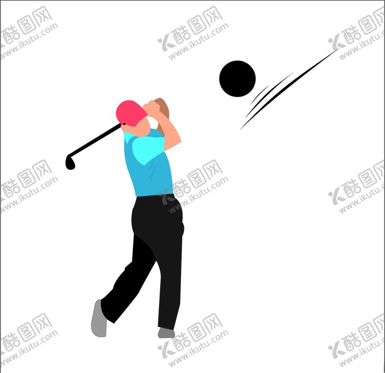 编号：16042609300237084358【酷图网】源文件下载-打高尔夫球的人