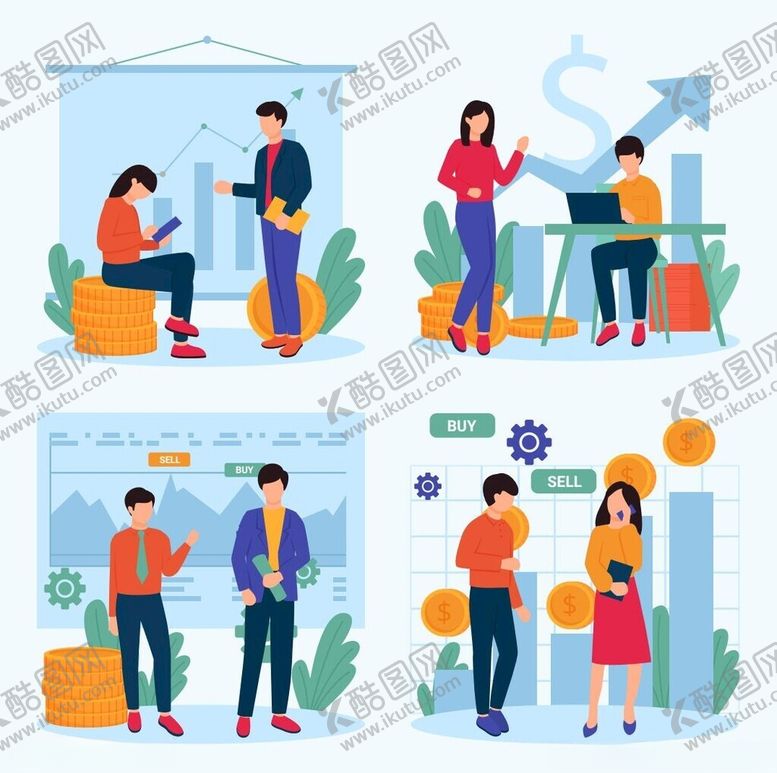 编号：70256706300540483866【酷图网】源文件下载-营销方案插画