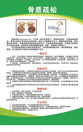 骨质疏松症宣传海报