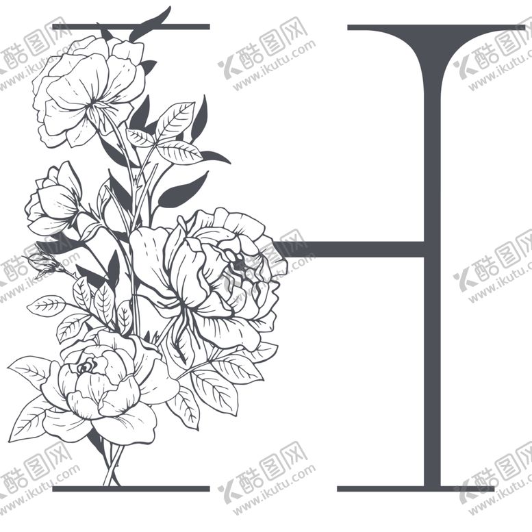 编号：46442209280542019239【酷图网】源文件下载-字母H