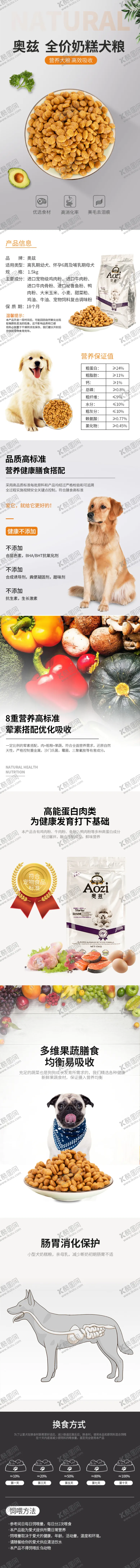 编号：41244901291956214705【酷图网】源文件下载-狗粮详情页