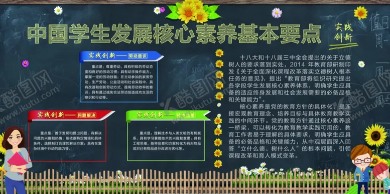 编号：11092503160511058445【酷图网】源文件下载-校园文化展板