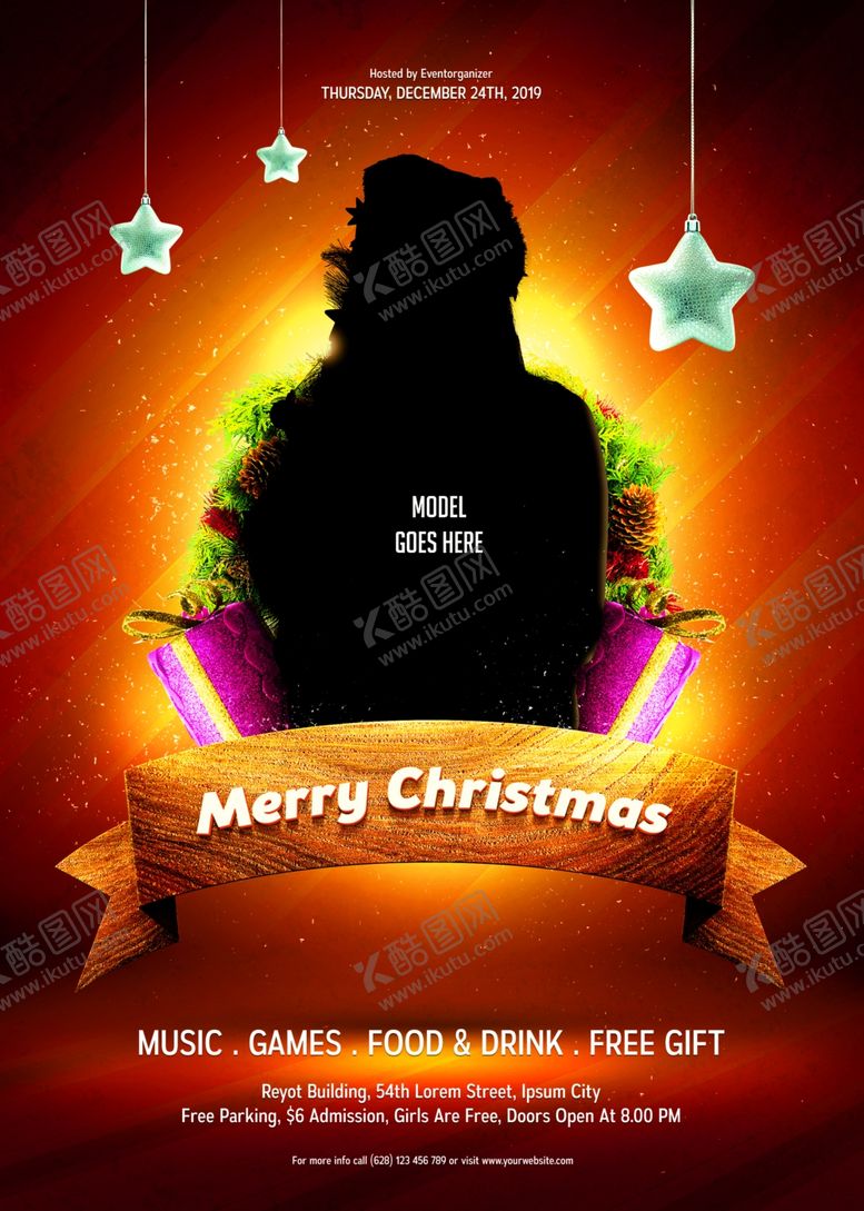 编号：53362809171650406617【酷图网】源文件下载-圣诞节海报