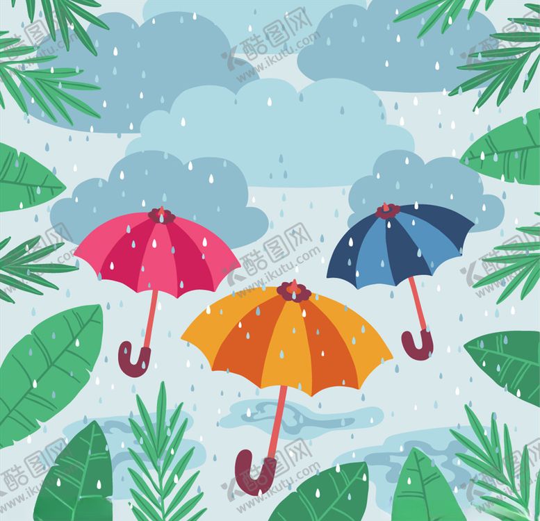 编号：89649009170000253026【酷图网】源文件下载-卡通伞