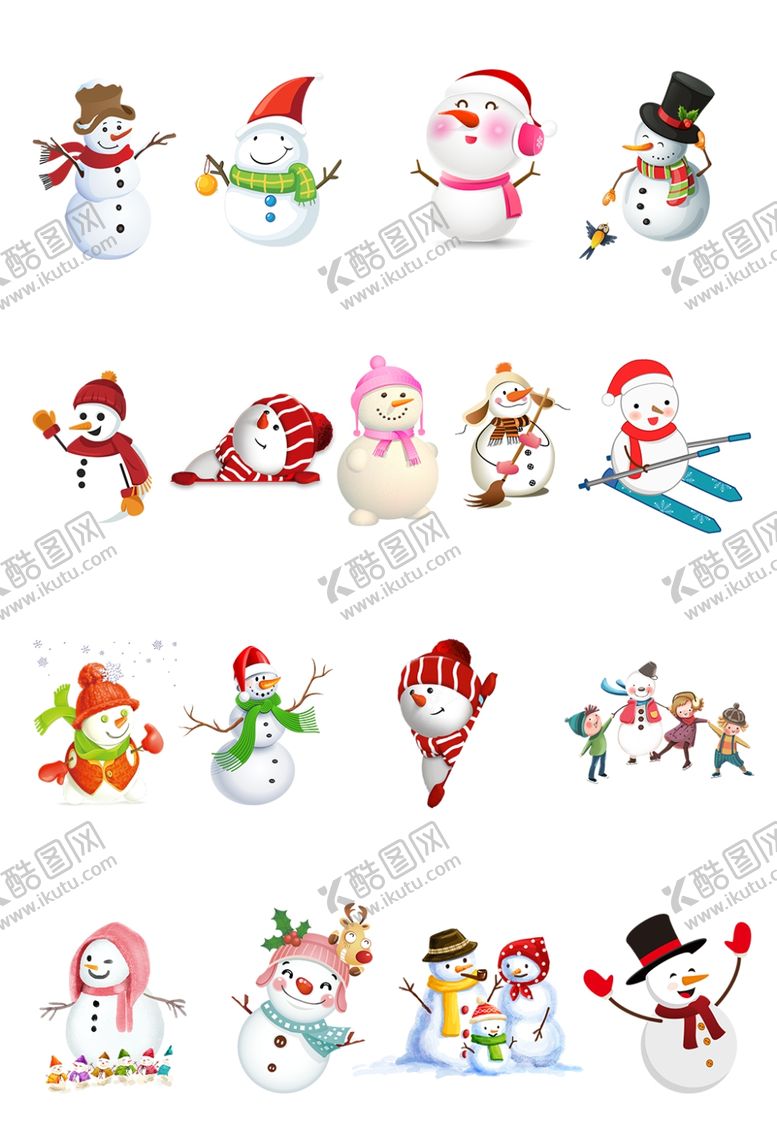 编号：99711907071443579638【酷图网】源文件下载-雪人