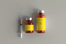 瓶子样机密封罐蜂蜜玻璃透明玻璃