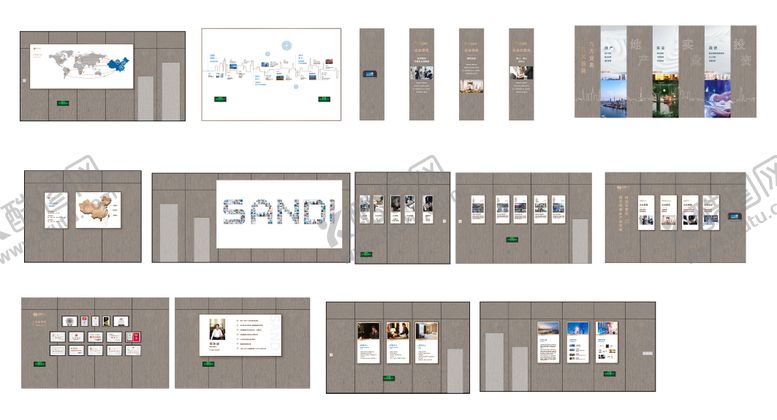 编号：90747301101839049699【酷图网】源文件下载-地产文化墙