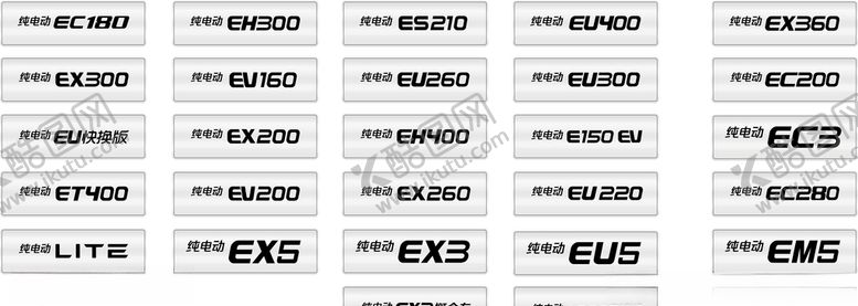 编号：91676805121226325747【酷图网】源文件下载-北汽新能源车牌