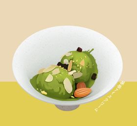 日式抹茶冰淇淋