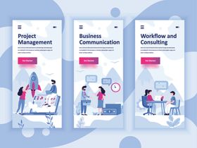 时尚3D立体插画海报