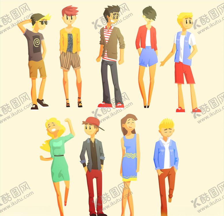 编号：91208709290244041335【酷图网】源文件下载-卡通人物