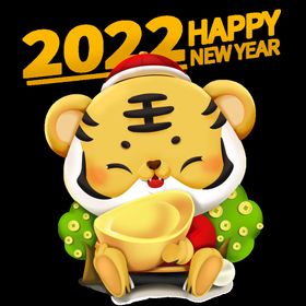 2022新年素材 十二生肖 虎