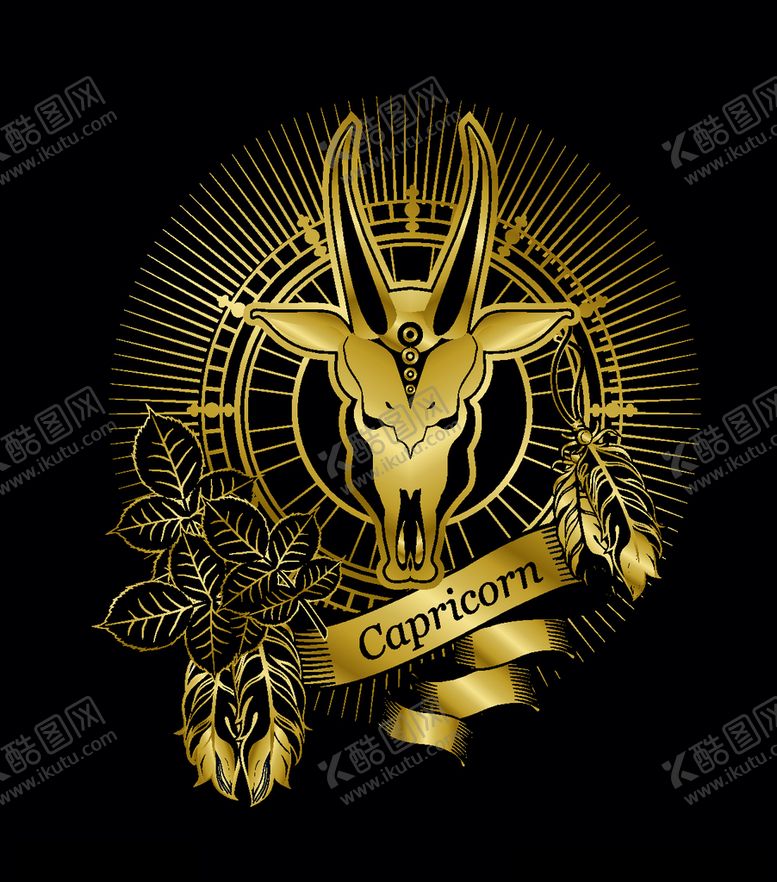 编号：86733809270238339381【酷图网】源文件下载-摩羯座图标