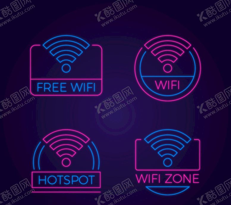 编号：46540510231139187918【酷图网】源文件下载-无线网图标