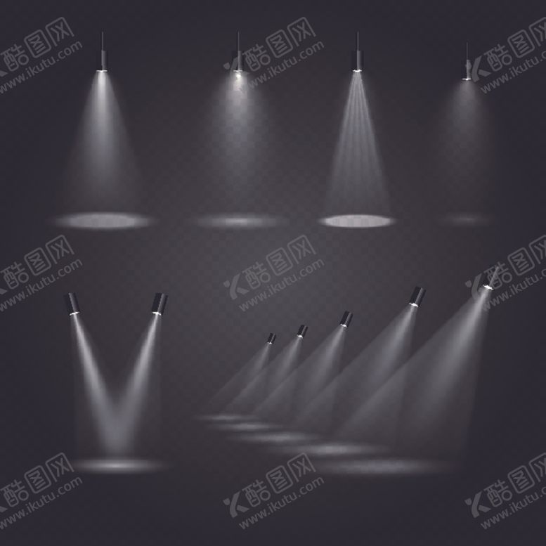 编号：56312009250127282467【酷图网】源文件下载-射灯灯光