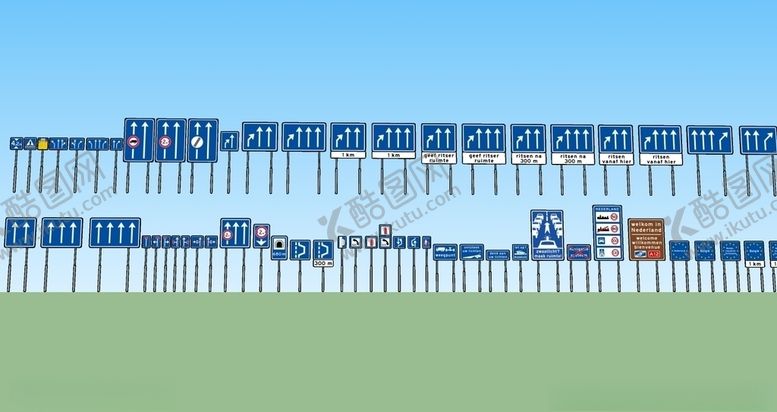 编号：18147409231851194564【酷图网】源文件下载-道路指示牌