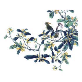 水墨树